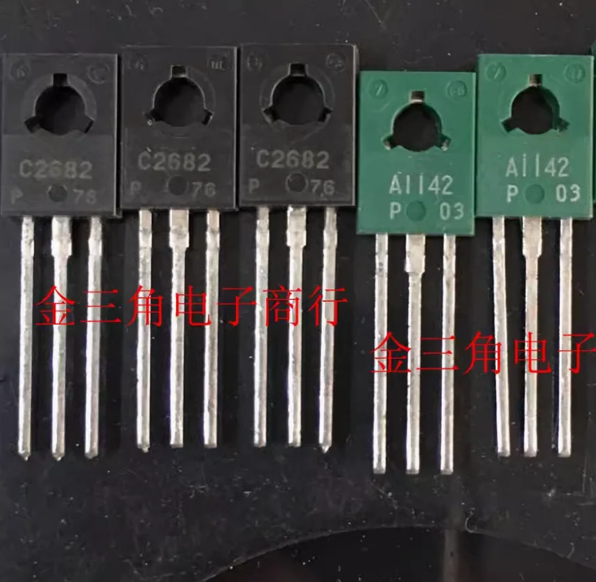 5pairs  2SA1142 2SC22682 brand new imported A1142 C2682 transistor physical picture taken directly