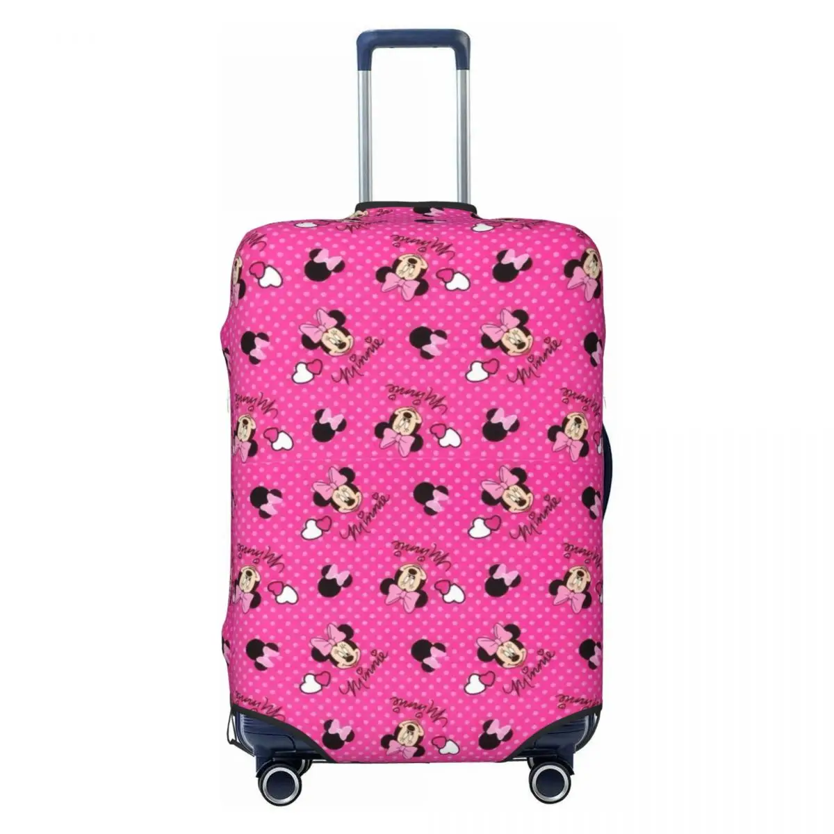 Mickey Minnie Mouse Print Suitcase Cover Mickey Mouse Animal Cartoon Flight Business Useful Luggage Supplies Protection