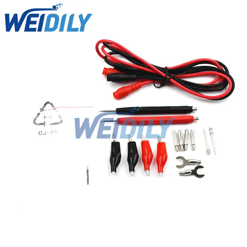 1 Set Multifunction Digital Multimeter Probe Test Lead Cable Alligator Clip Banana Crocodile Clip Test Line