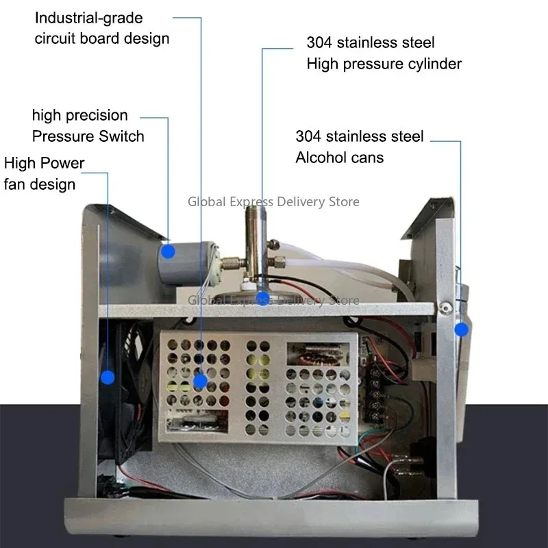جديد المحمولة H260 الملمع آلة تلميع شبكي الاكريليك كريستال كلمة مجوهرات آلة لحام المياه الكهربائية