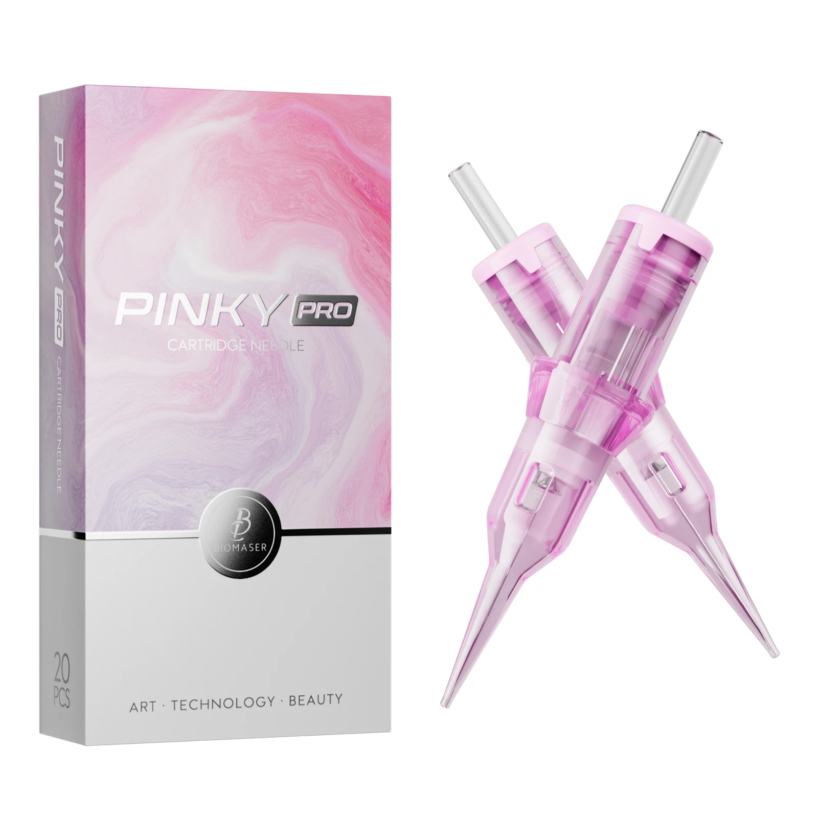 

Иглы-картриджи Biomaser PMU для татуажа, 10 шт., стерилизованные, RL, для тату-машинок для бровей, век и губ, расходные материалы для макияжа