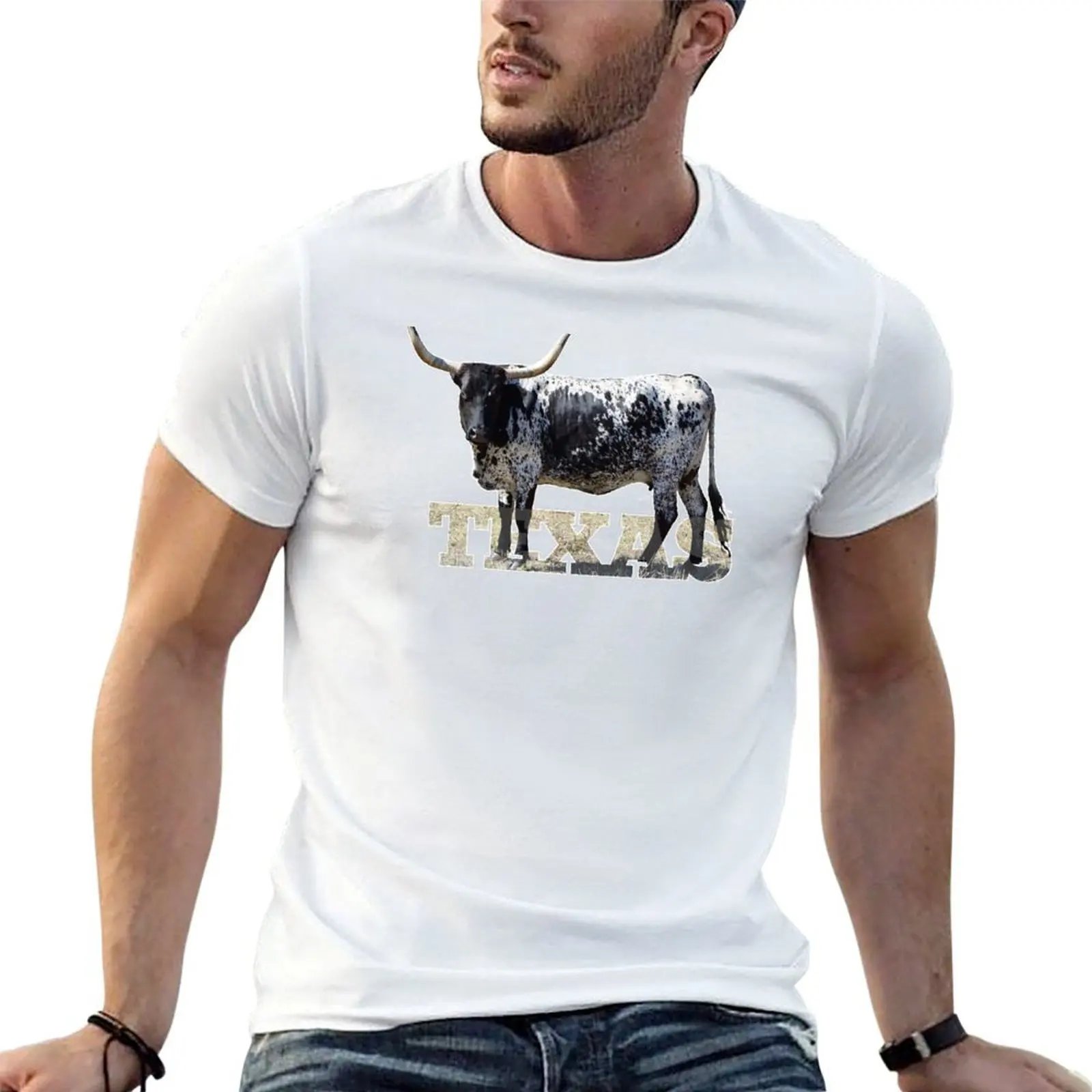 

Texas Longhorn T-Shirt man t shirt summer man tshirt man t shirt graphic T-shirt