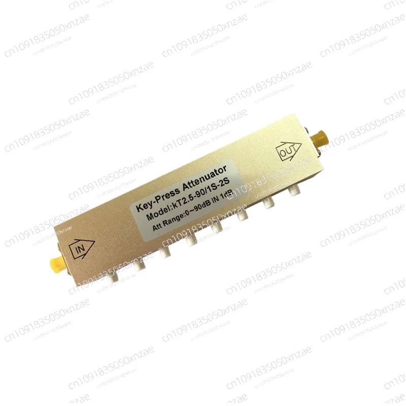 

N-type/SMA button adjustable attenuator/step-by-step signal power attenuation RF attenuator 30dB/90db