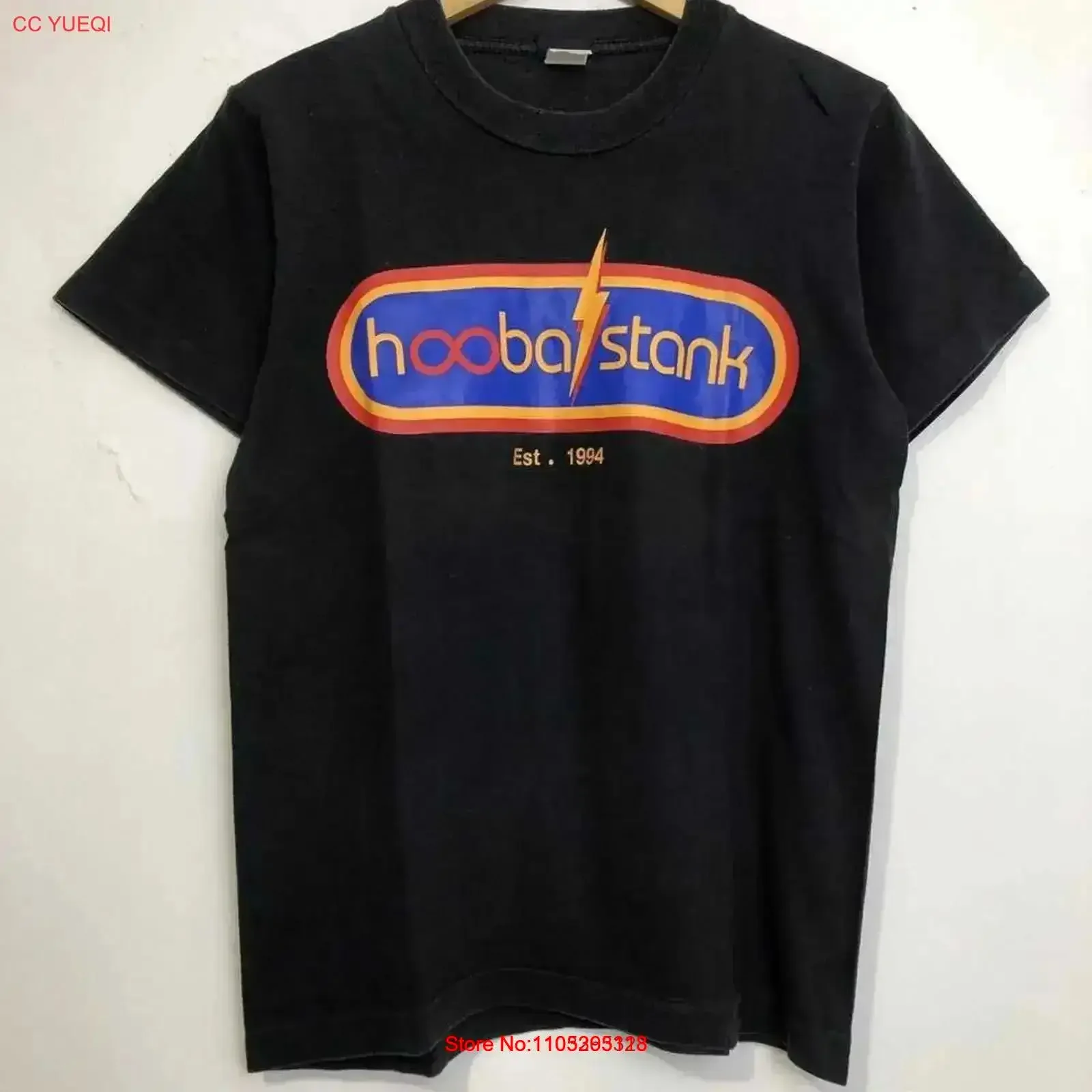 VIntage Hoobastank Band EST 1994 T Shirt Concert S to 5XL AR360 Washed graphic Top For Everyday Wear Casual Stretched vintage