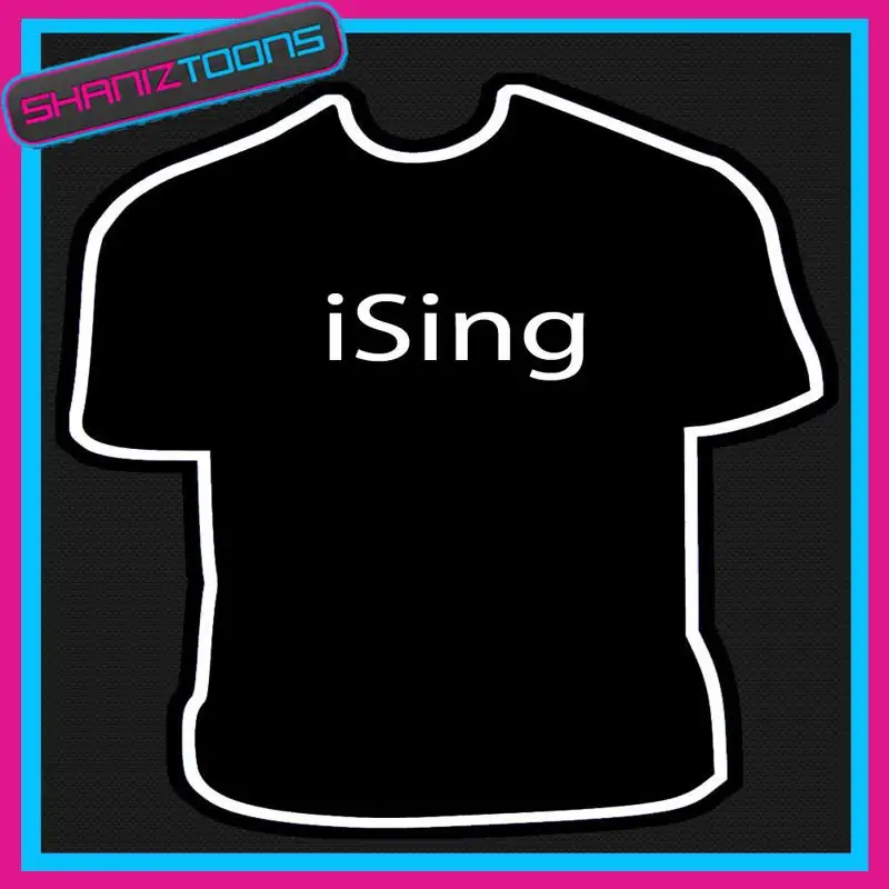 

ФУТБОЛКА С ЗАБАВНЫМ СЛОГАНОМ I SINGER ПОДАРОК