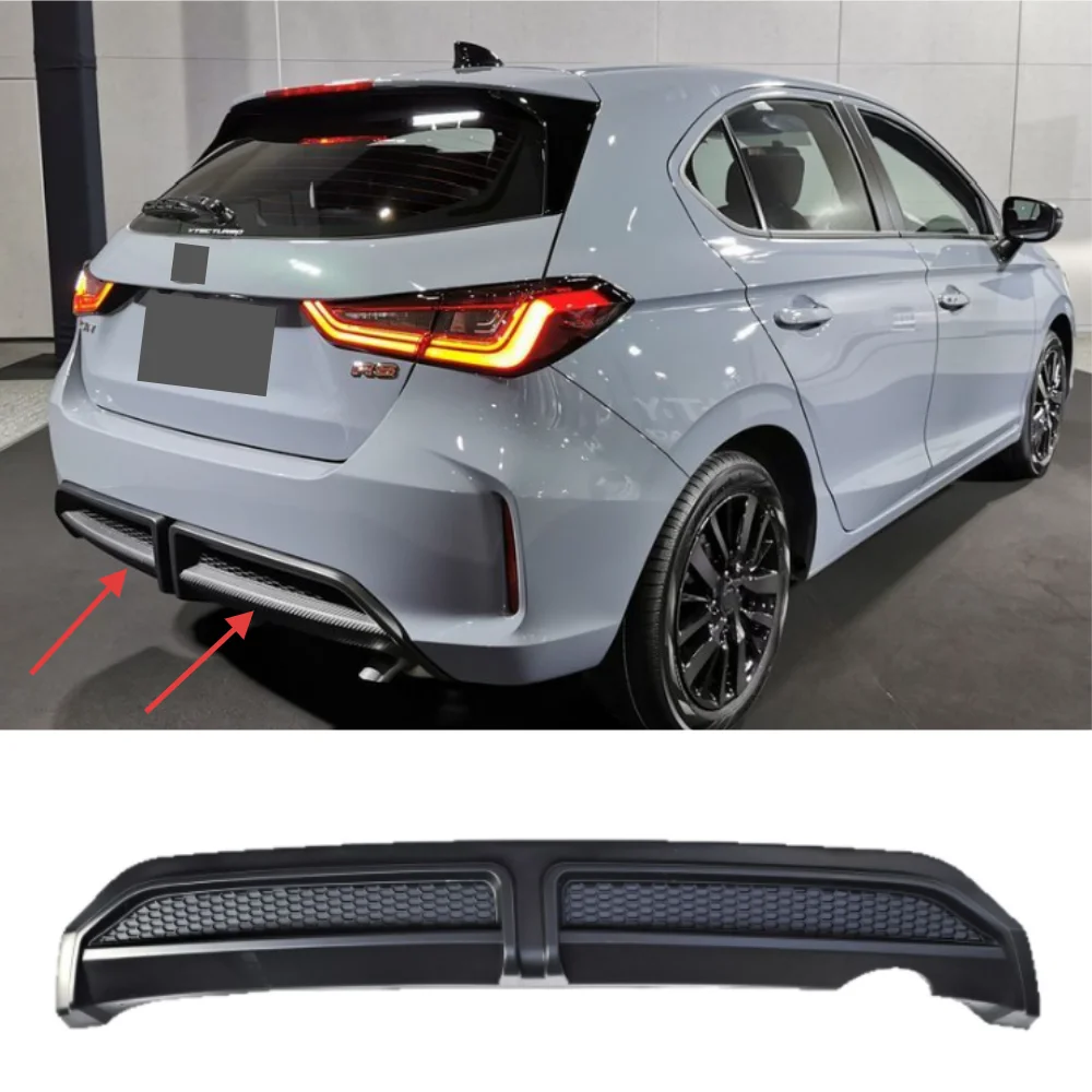 

Для Honda City RS 2020-2022 хэтчбек задний бампер нижняя губа спойлер сплиттер