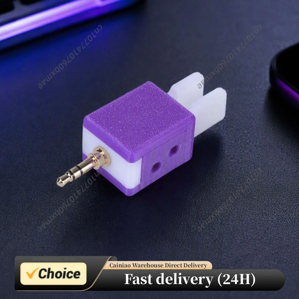 CW Paddle Key Mini Dual Lever Morse Code for Quansheng UV K5 K6 CEC Firmware Ham Radio Purple Key