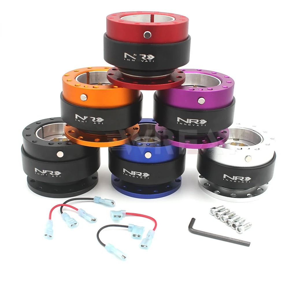 Car Steering Wheel Quick Release Hub Adapter Snap Off Boss Kit JDM Racing Sport 6+4 bead PCD 70mm/74mm