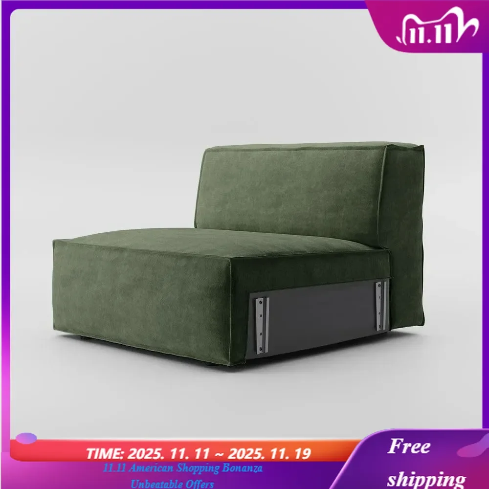 

Large Modular Sectional Velvet Sofa, Armless Chair, Large Sectional Couches, Oversized, Deep Seat, Living Room, 31"