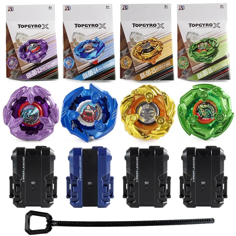 Burst Gyro X BX Heterochromatic Version Gyro Alloy Assembled Combat Gyro Toy with Launcher Takara Tomy Beyblade Fusion Metal