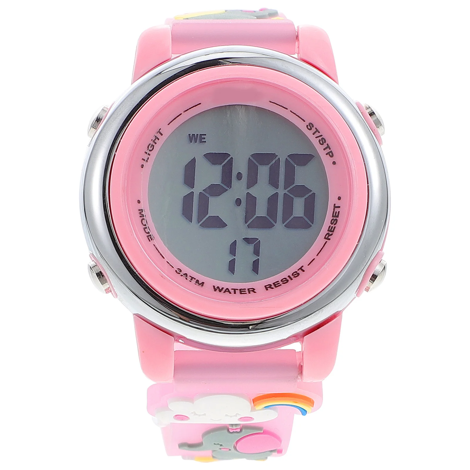 

Waterproof Electronic Watch Cartoon Strap Alarm Clock Time Gift Watches for 5-7