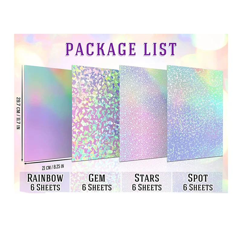 ورق لاصق من الفينيل ABJG-24 للطابعة النافثة للحبر - ورق لاصق لامع قابل للطباعة ومجسم