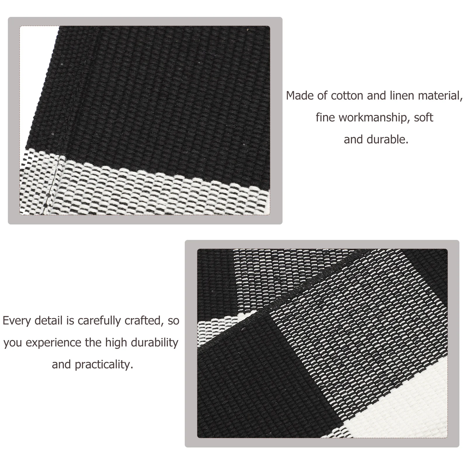 

Anti-Skid Floor Cotton Linen Bathroom Rug Water Absorption Door Mat Non-Slipping Carpet For Home Decor Modern Ground Mat