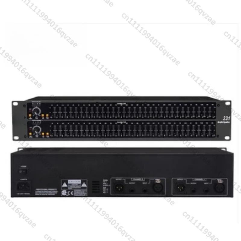 DBX2231 231 1231 Equalizer with Voltage Noise Reduction Double 31 Segment Graphic Equalizer Limiter