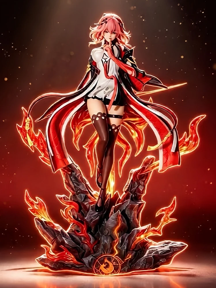 37cm Wuthering Waves Changli Anime-Mädchenfigur Cartethyia/Jinhsi Actionfigur Katia/Iuno Sammlerfigur Modellpuppe Spielzeug
