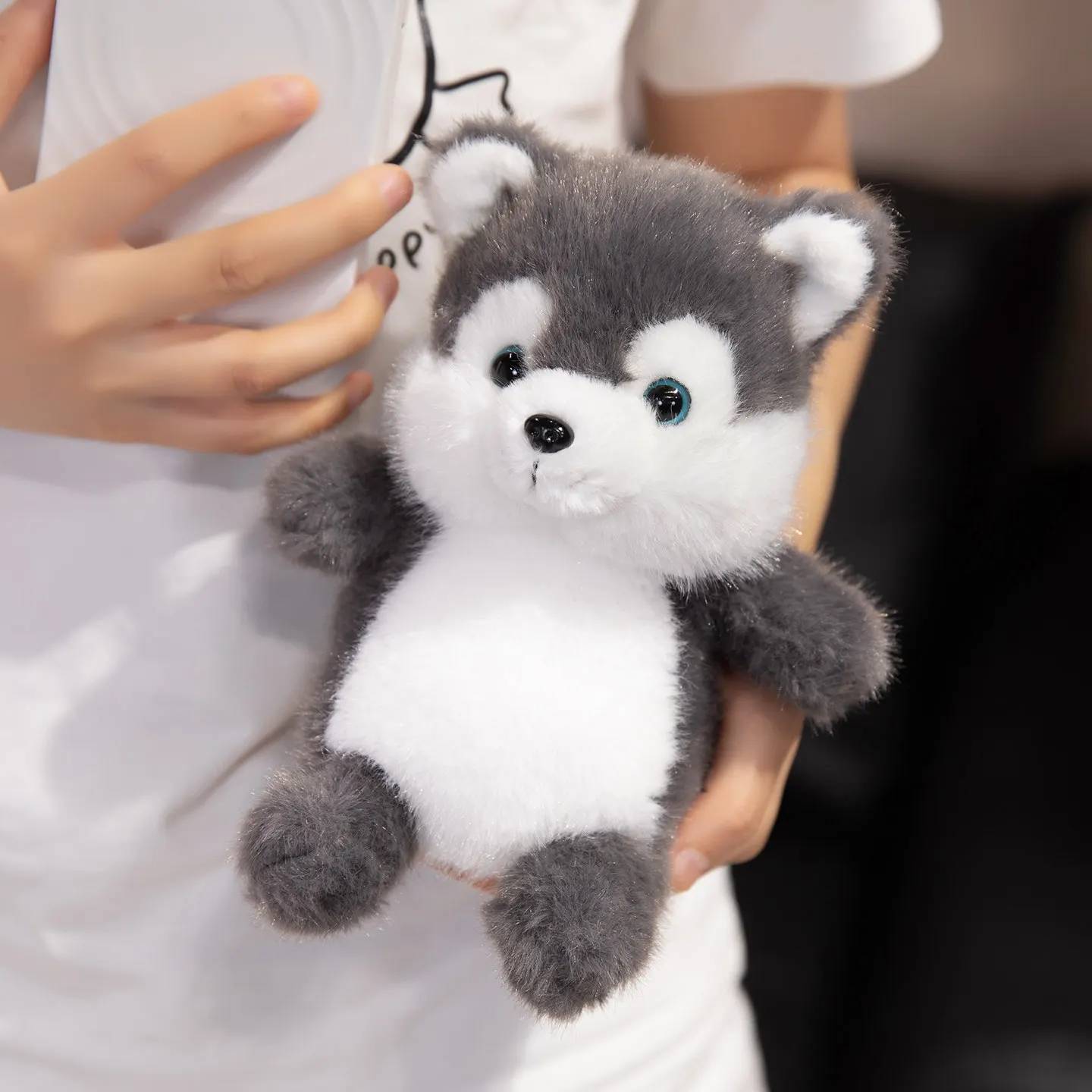 

Funny Gift Cute Plush Phone Stand Holder for Sofa Bed Desk Non-Slip Base Machine Washable Home Decor Cushion