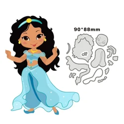 Disney Metal Cutting Dies stencil Princess for DIY Scrapbooking Album Stamp Paper Card goffratura 2022 nuovo fustellato