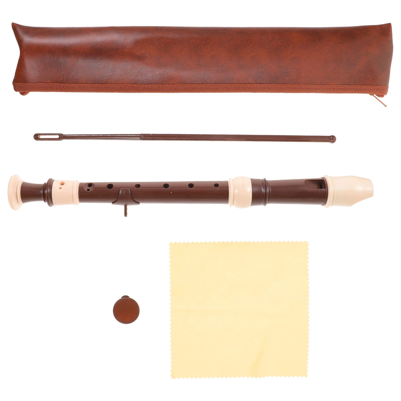

Treble Clarinet Beginner Musical Instrument Kids Practice Soprano Recorder Resin Mouthpiece Smooth Edges Durable for Family
