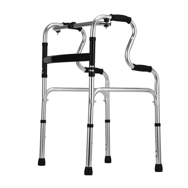 Walking aid, assisted walking device, crutches, four-legged non-slip multifunctional walker for the elderly,