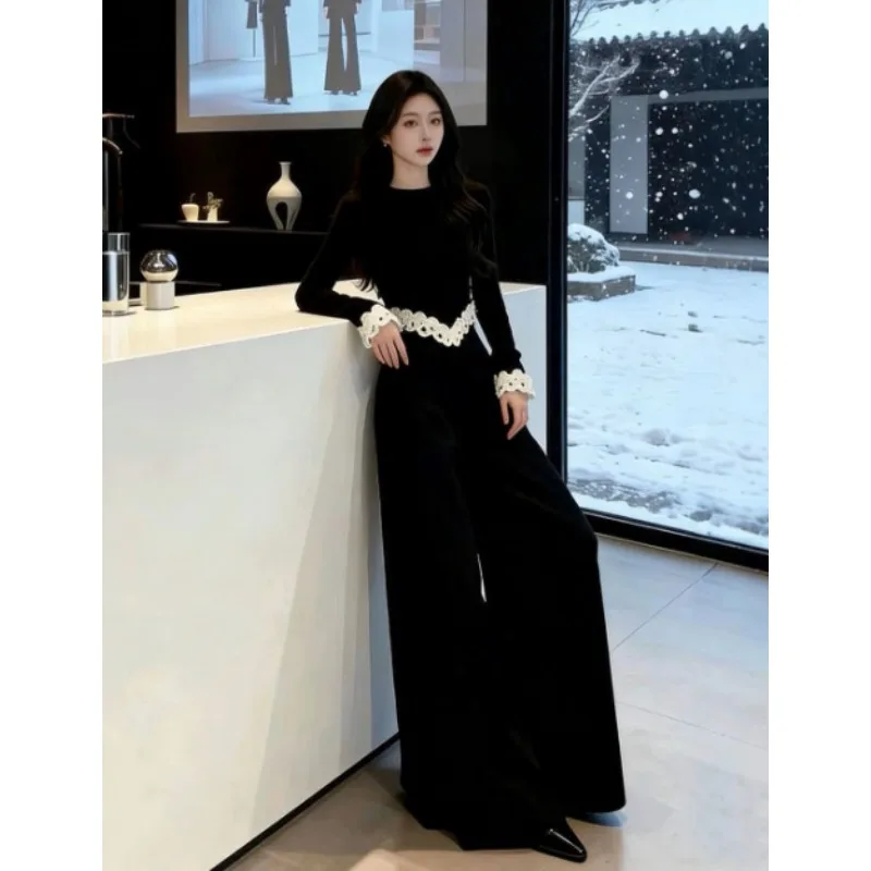 

The Youthful and Cool Miu Series of Trendy Early Autumn Korean-style Ootd Outfits Are Extremely Beautiful and Popular Pant Sets
