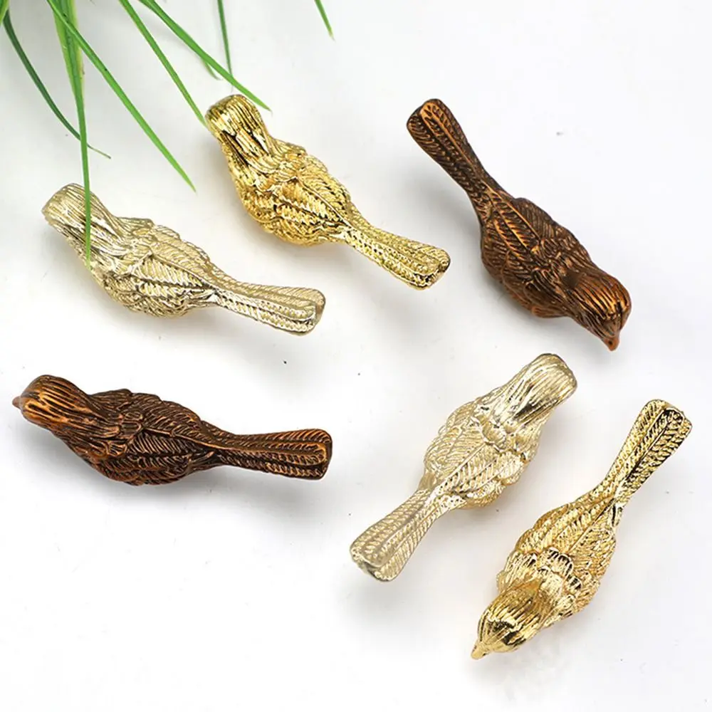 Cute Fine Lucky Bird Furniture Handles Simple Modern Cabinets Door Knobs Single Hole Cartoon Animal Closet Door Handles Kitchen