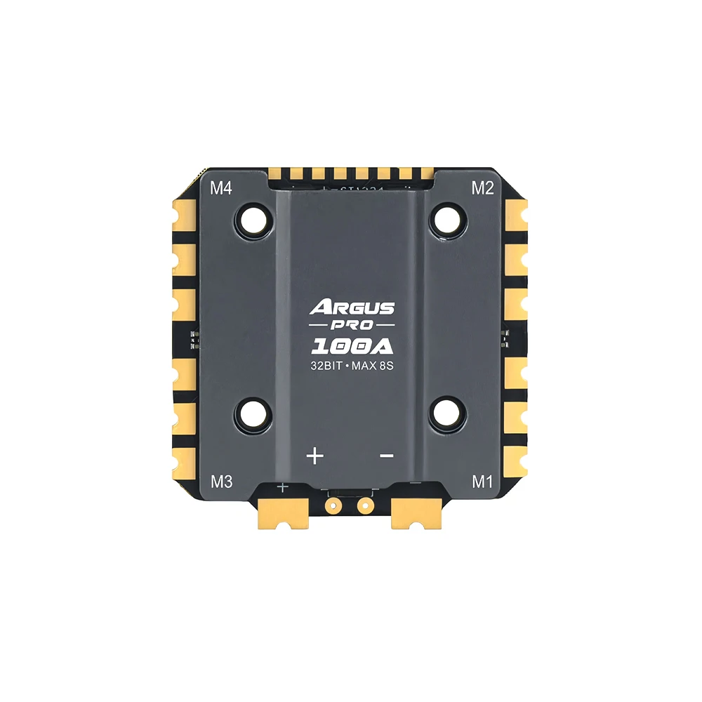 

Axisflying Argus ECO Stack 100A 8-битный/32-битный ESC 8S F722 STM32 ICI42688P Контроллер полета подходит для FPV дрона