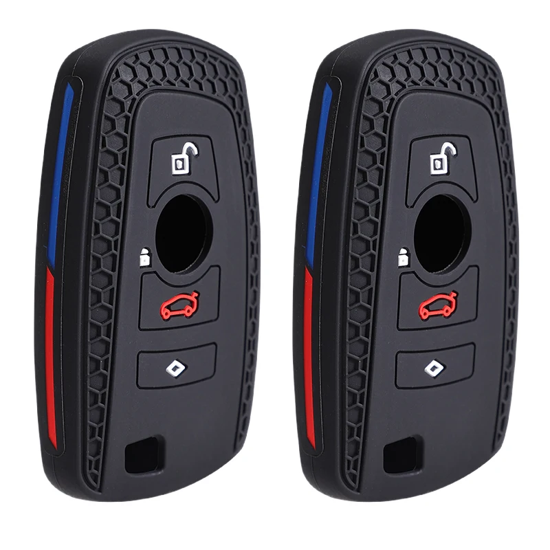 

Silicone Car Key Case Cover For BMW 1 2 3 4 5 6 7 Series M3 M4 M5 X1 X3 X4 X5 X6 F36 F25 F26 F30 F34 F10 F07 F20 Z10 G30 F15 F16