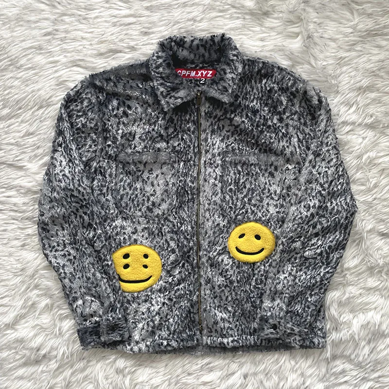 

Phileas CPFM.XYZ Джанет на молнии с леопардовым принтом Faion Urban Sle Long Sve Stand Fit Весенне-осенняя коллекция Мужская куртка