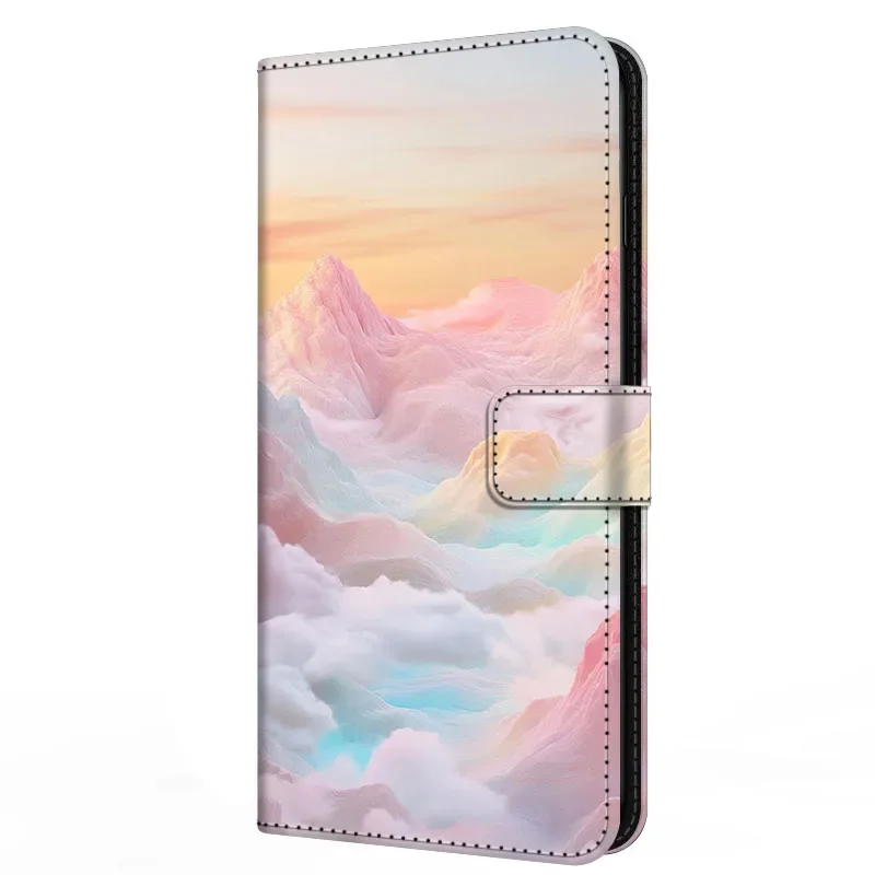 Leather Case For Motorola Moto G Power 2023 2022 2021 2020  Moto G Power Magnetic Wallet Relief Protector Book Flip Cover Shield