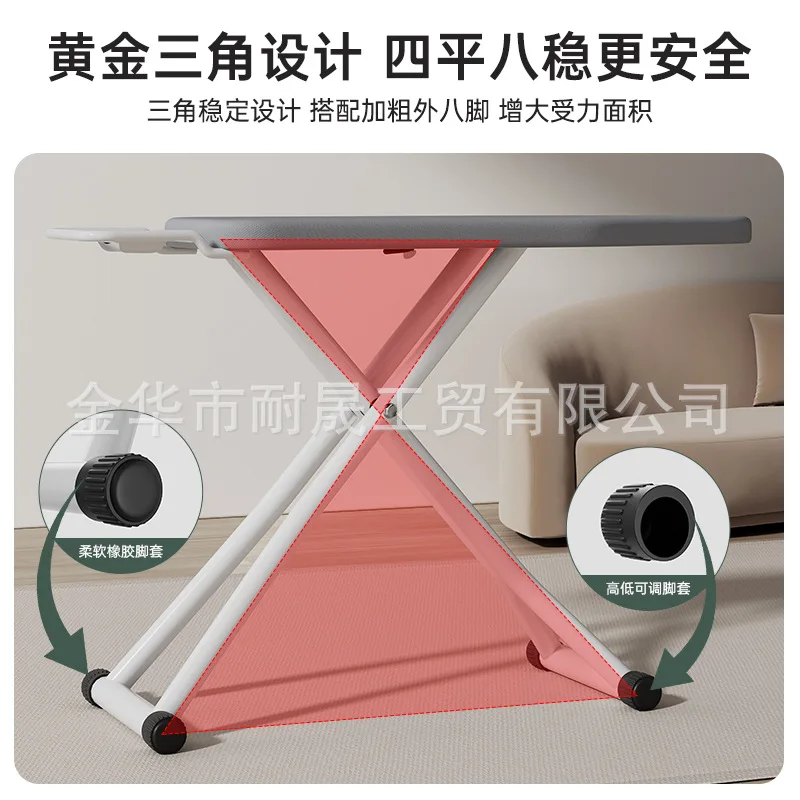 Household folding large ironing board Ironing table Iron High-grade board  shelf