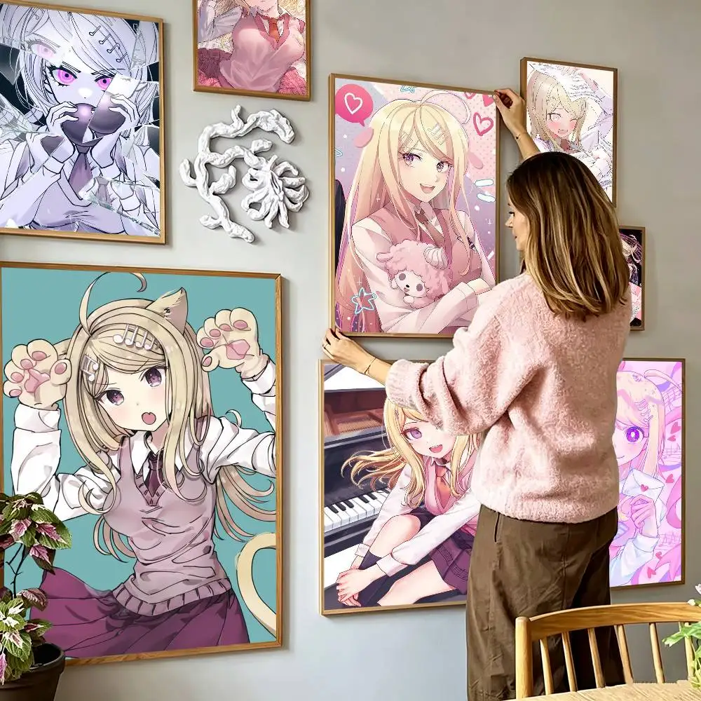 Danganronpa V3 Kaede Akamatsu  Poster High Quality Dorm Living Room Aesthetic Wall Decoration Painting Stickers Gift