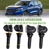 For Great Wall Tengyi Wingle 5 7 Haval H2 H5 H6 H7 M6 1/4PCS TPMS Car Tire Pressure Monitoring Sensors 433MHZ 3641100XKU00B