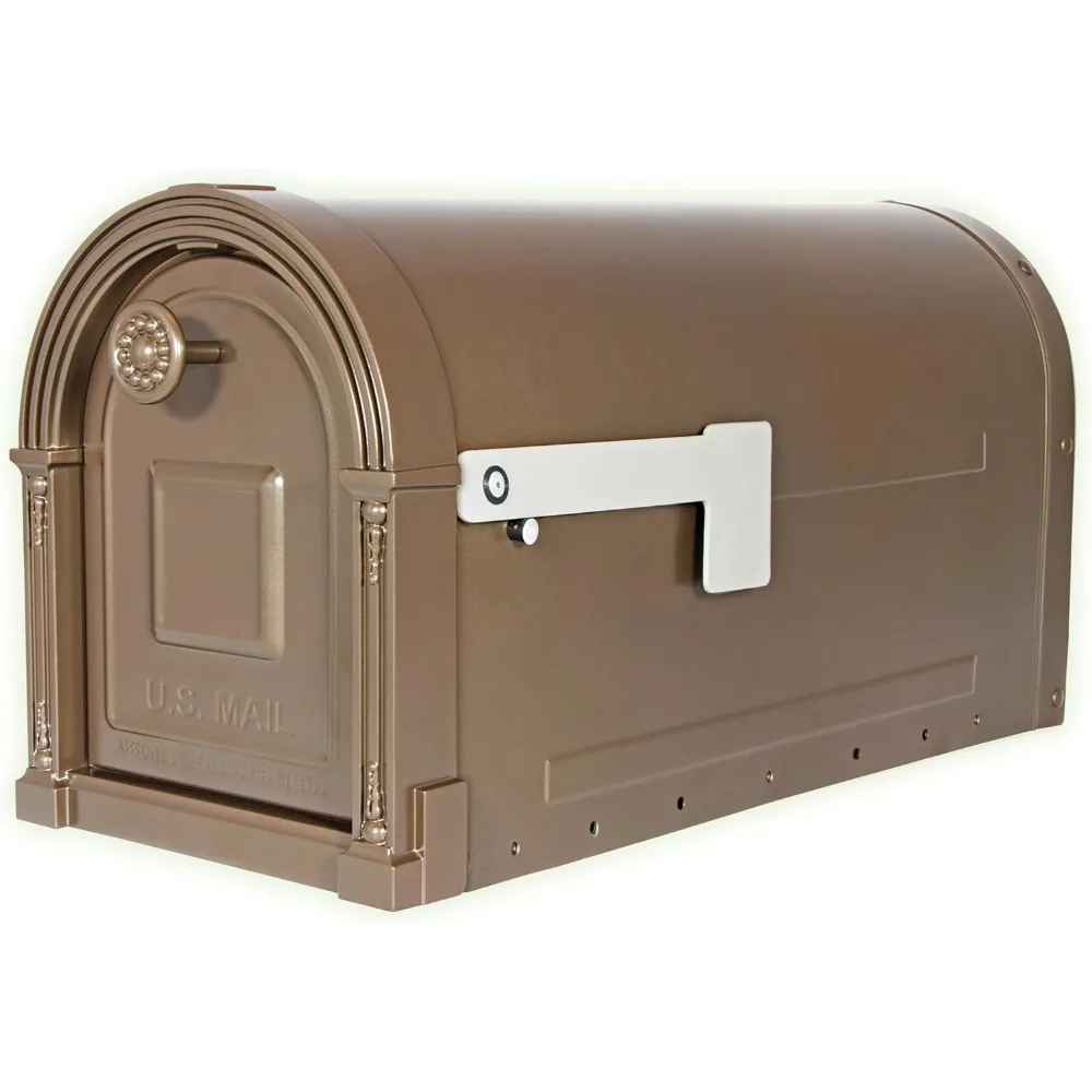 

Mailboxes Garrison Large Capacity Galvanized Steel Venetian Bronze, Post-Mount Mailbox, GM160VBEC