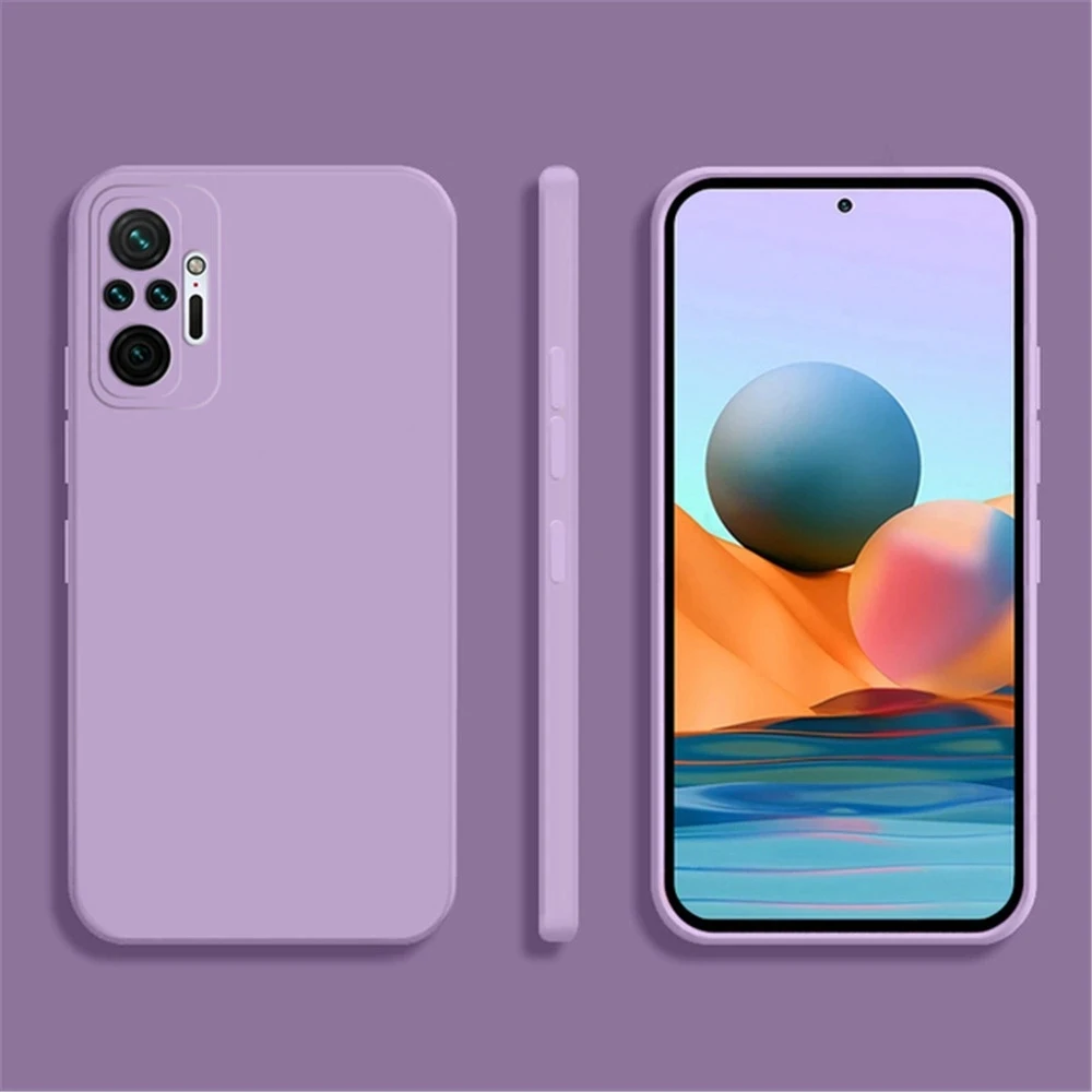 Funda de Silicona Líquida En Redmi Note 10 Pro