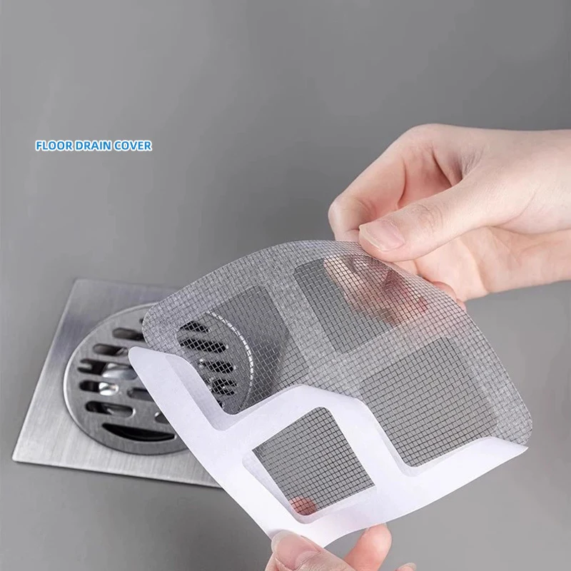 Bathroom Sink Drain Filter - PVC Woven Drainage Mesh Net Hair Catcher