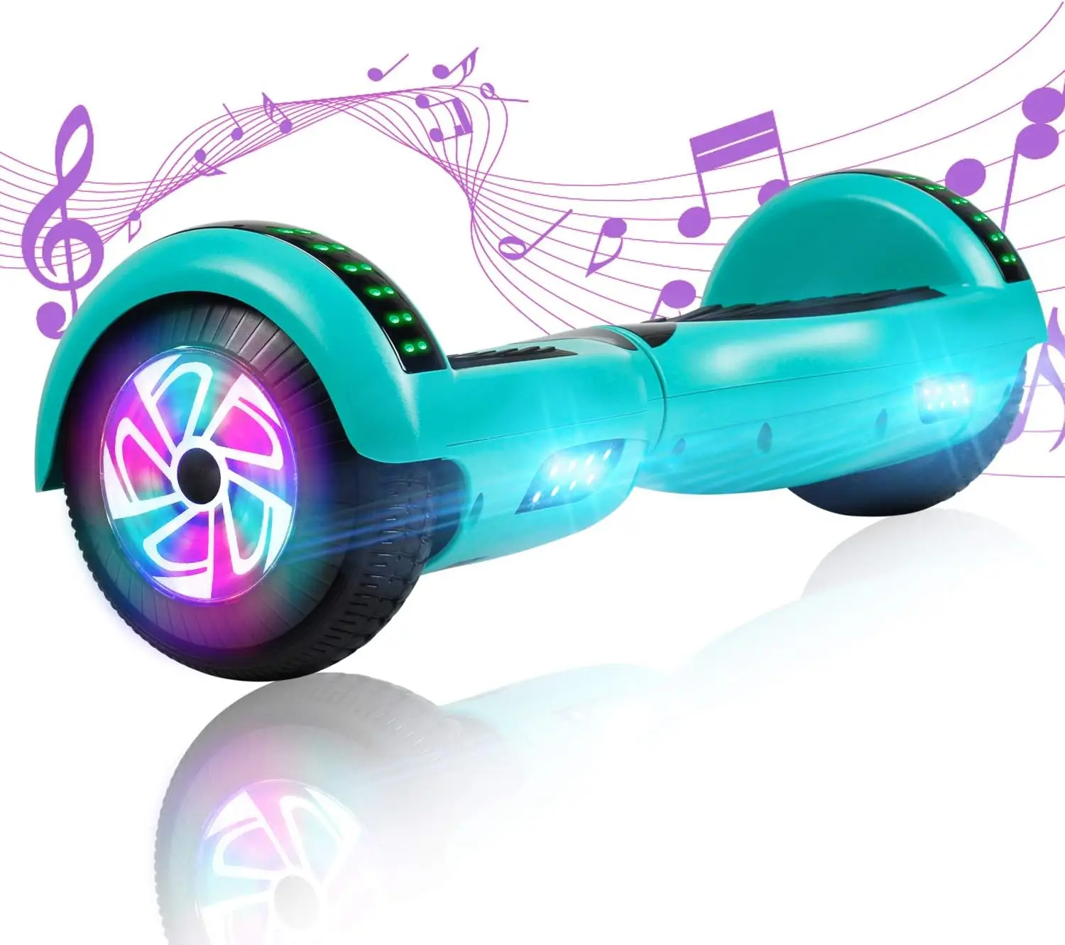 Self-Balancing Hoverboard with Bluetooth and LED Lights for Kids Ages 6-12