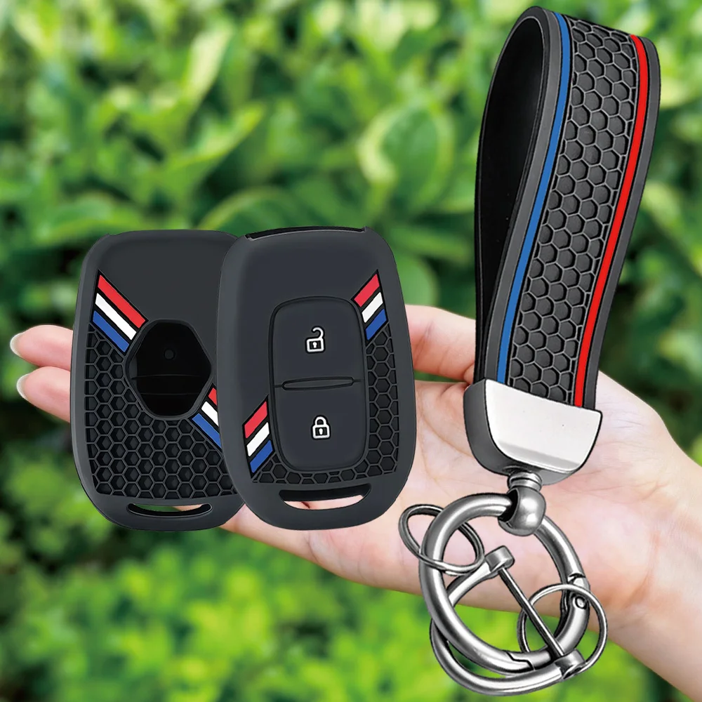 Funda de Silicona para Llaves, Nueva, para Renault Clio, Modus, Clio, Dacia Sandero, Logan, Duster, Dokker 2021, 2020, 2019, Accesorios