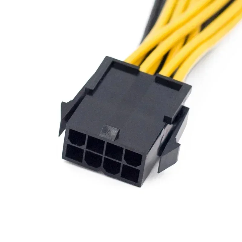EPS CPU 12V 8Pin Female to Dual 8Pin (4+4)Pin EPS 12V Male Motherboard Power Supply Cable Y Splitter Adapter Sleeve