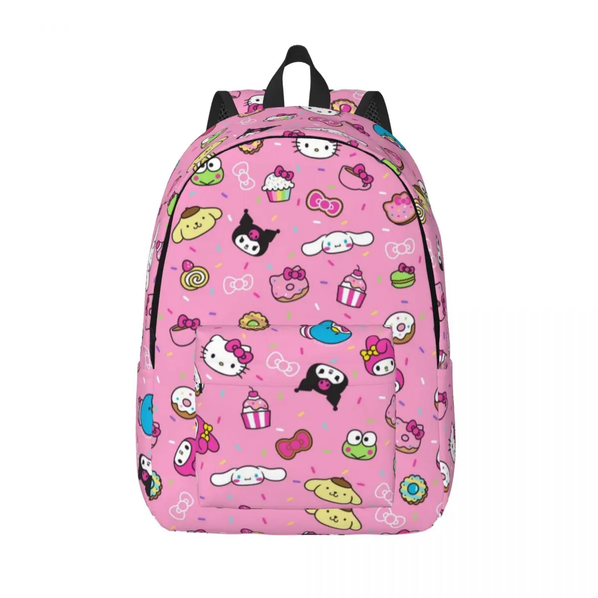 Sanrio Characters New Fashionable Pattern School Bag Print Lightweight Backpack 15in 17in