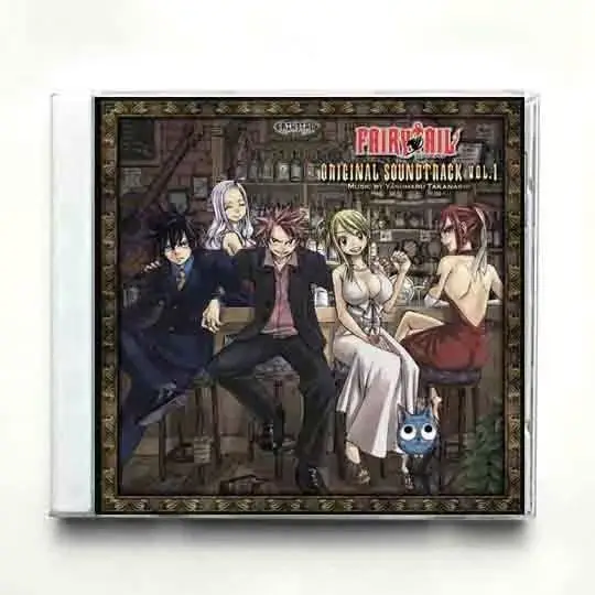 Anime FAIRY TAIL Yasuharu Takanashi Music CD Greatest Hits OST Album Music Record Cosplay Walkman Car Soundtrack Box Party Music