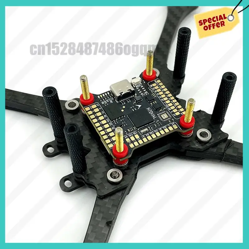 -ABJZ H743DUAL وحدة تحكم في الطيران Dual Gyro BMI270 3-6S OSD Baro، 30.5 مم × 30.5 مم Betaflight لطائرات بدون طيار RC FPV