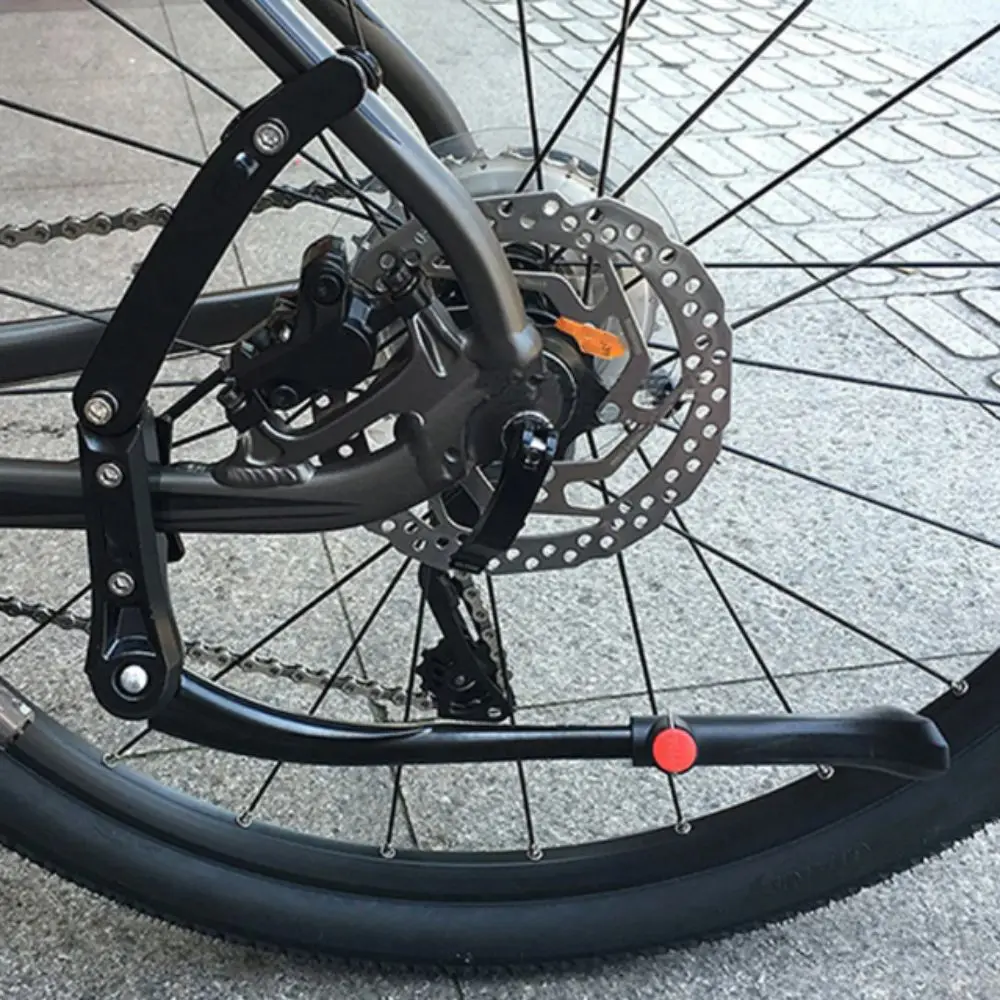 

Side Rear Aluminum Bicycle Kick Stand Single Adjustable Bicycle Support Rear Side Support Mountain Bike