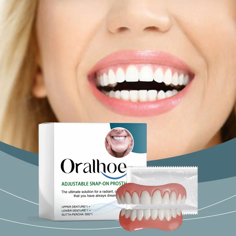 

Denture Veneer Set - Smile Enhancement Kit With Comfortable Materials, Instant Aesthetic Solution For Tooth Beauty