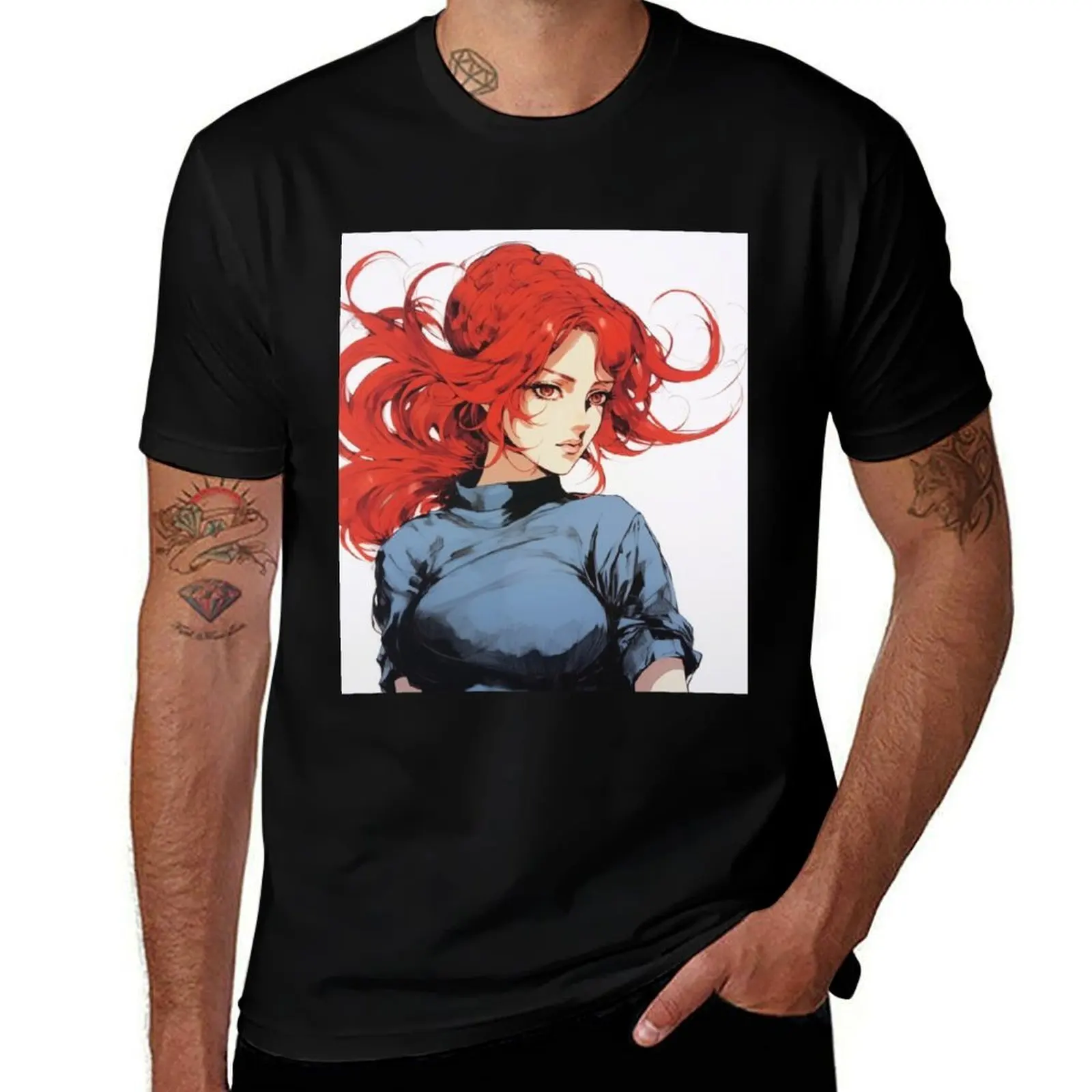 

24bc year Redhead T-Shirt tees sports fans man t shirt mens tall t shirts