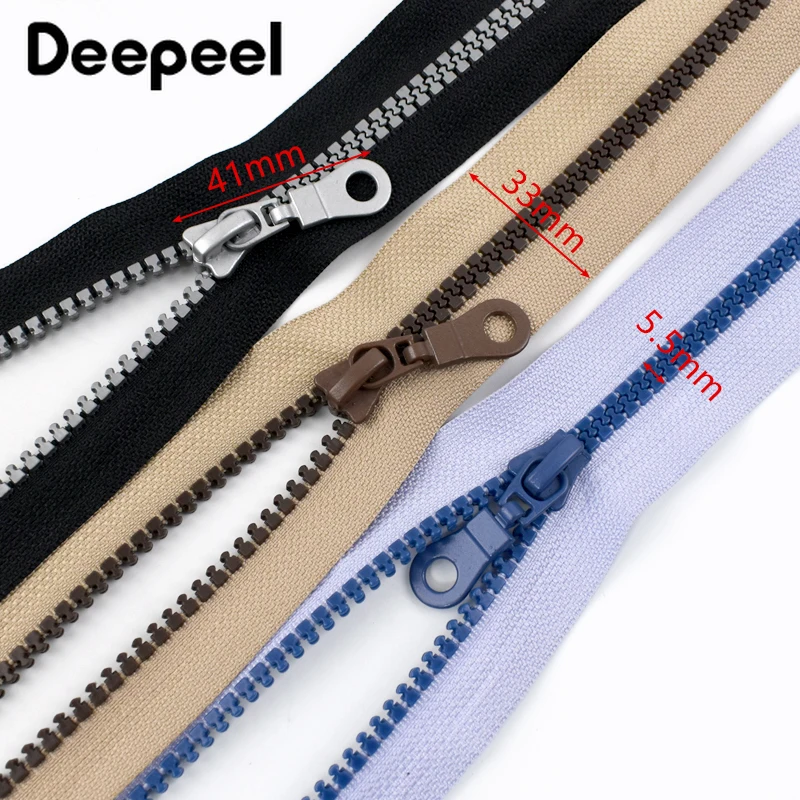 1/2/5yards deepeel 5# pryskyřice zipy páska s posuvníku duha dekorační na zip svitek + zip tahoun sáček bunda DIY šicí příslušenství