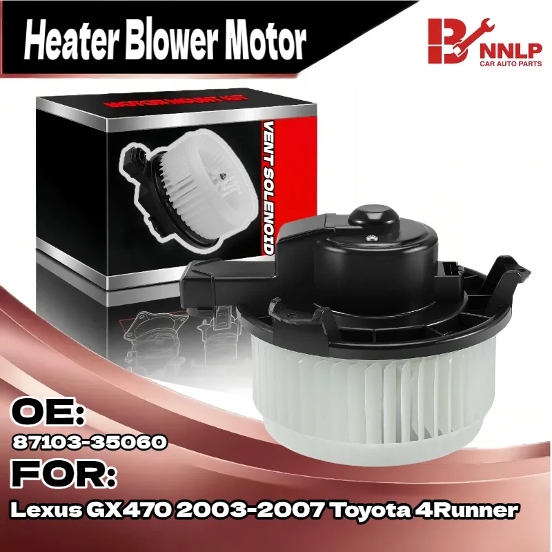 

For AC Heater Blower Motor with Wheel for Lexus GX470 2003-2007 Toyota 4Runner 87103-35060