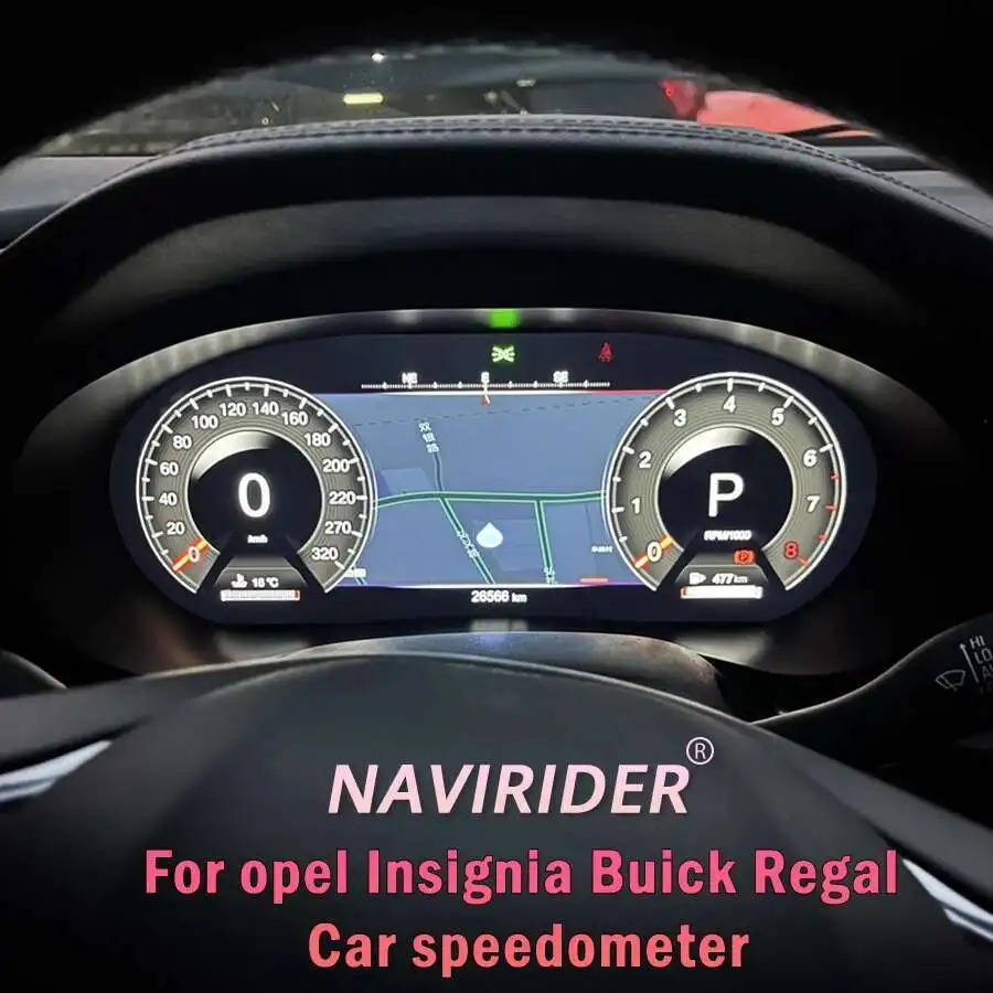 New Car LCD Instrument For Opel Insignia Buick Regal 2014-2019 Speedometer Instrument Cluster Upgrade Smart Cluster Colorful