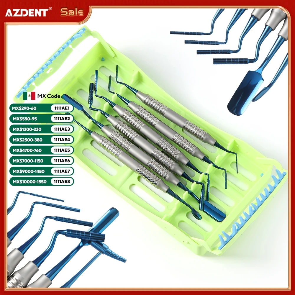 

6 шт./компл. AZDENT, наборы инструментов для прививки костей, стоматологические инструменты для прививки костей, хирургические инструменты, стоматологическое оборудование