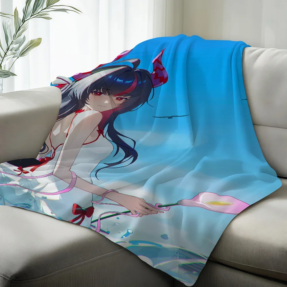 Game N-Neverness To E-Everness Shinku Blanket Suitable For Sofas Beds Offices Cars Outdoor Travel Ideal Gift For Friends Family