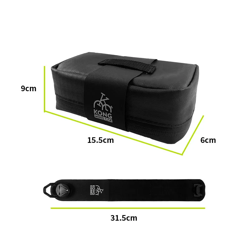 Bicycle Saddle Bag Bike Seat Bag Reflective Cycling Rear Seat Post Bag Large Capacity Tail Rear Bag MTB Road Bicycle Storage Bag